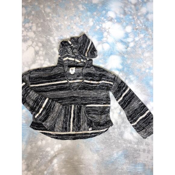 BILLABONG Baja Beach Sweater Flare Sleeve Hoodie Size Large L VACATION COZY - Picture 3 of 4